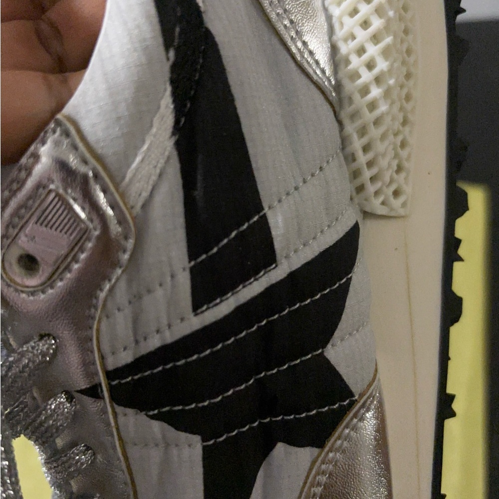 GOLDEN GOOSE Marathon Leather-Trimmed Ripstop Sneakers 12 Cm 28.6 - Picture 15 of 16